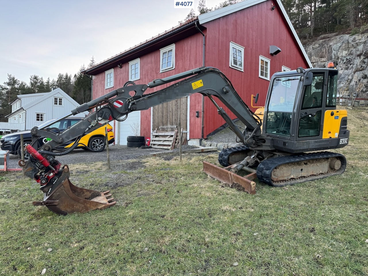 2013 Volvo EC 55 C w/rotor tilt, grapple and 3 buckets - Багер: снимка 1 2013 Volvo EC 55 C w/rotor tilt, grapple and 3 buckets - Багер: снимка 1