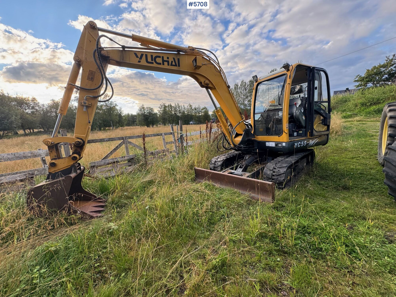 2013 Yuchai YC55-8 with only 448 hours. WATCH VIDEO! - Багер: снимка 5 2013 Yuchai YC55-8 with only 448 hours. WATCH VIDEO! - Багер: снимка 5