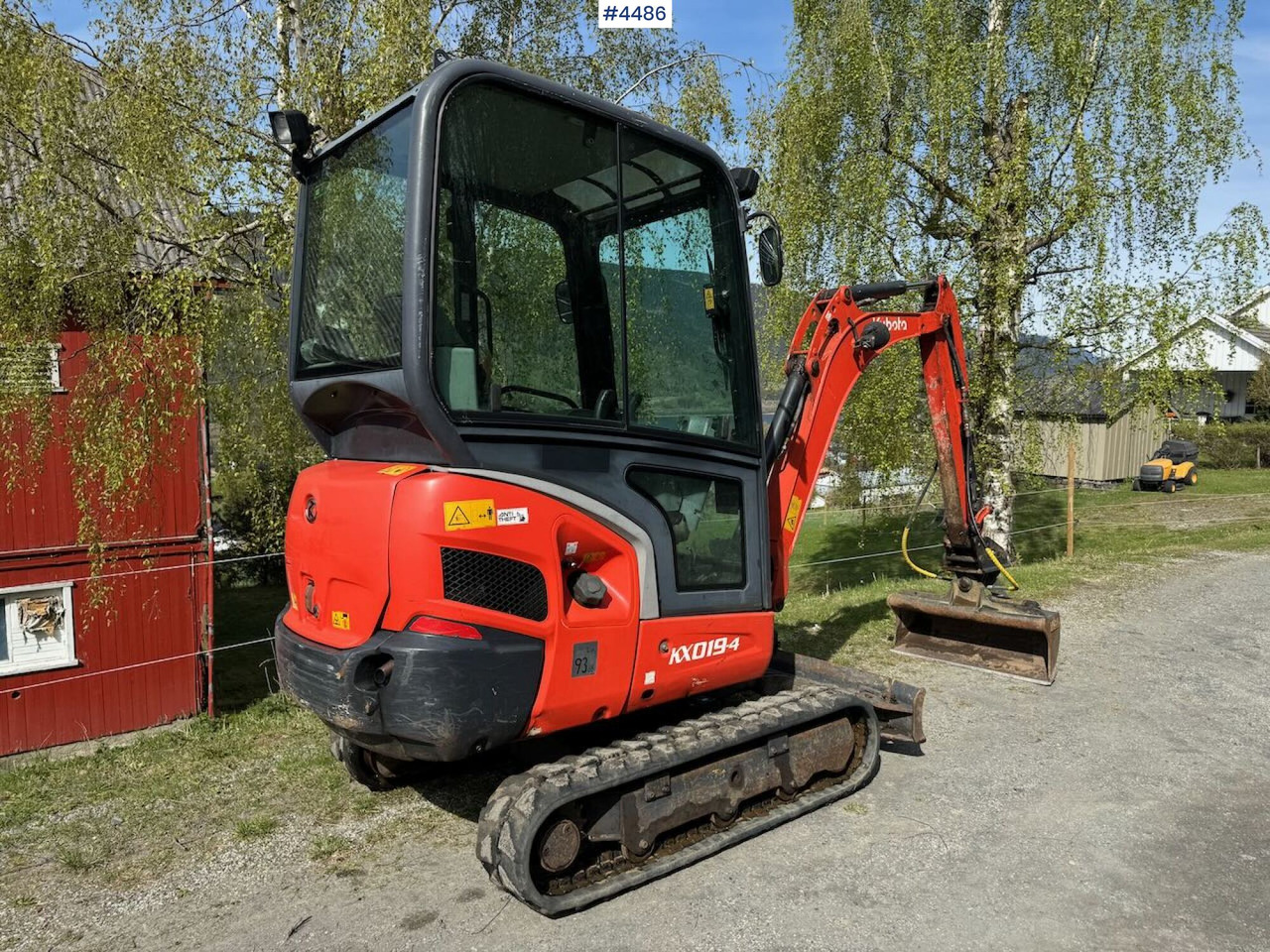 2014 Kubota KX019 Mini excavator with two buckets - Багер: снимка 3 2014 Kubota KX019 Mini excavator with two buckets - Багер: снимка 3