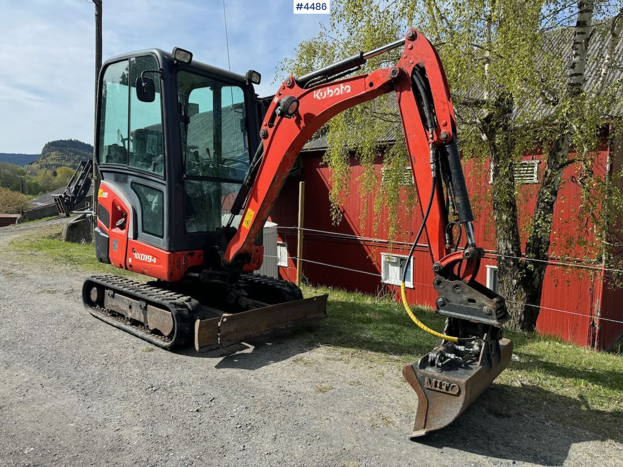 2014 Kubota KX019 Mini excavator with two buckets - Багер: снимка 5 2014 Kubota KX019 Mini excavator with two buckets - Багер: снимка 5