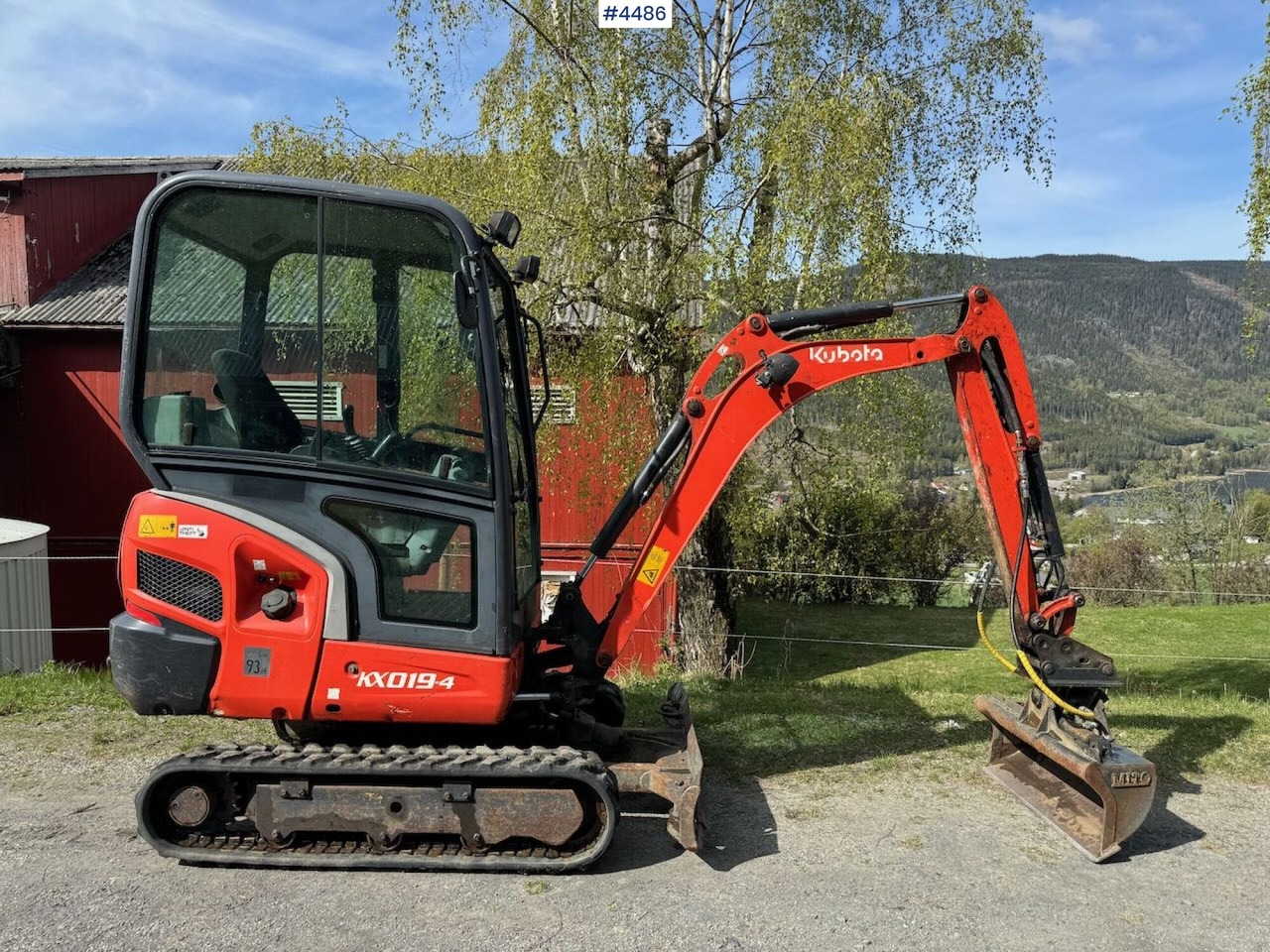 2014 Kubota KX019 Mini excavator with two buckets - Багер: снимка 2 2014 Kubota KX019 Mini excavator with two buckets - Багер: снимка 2