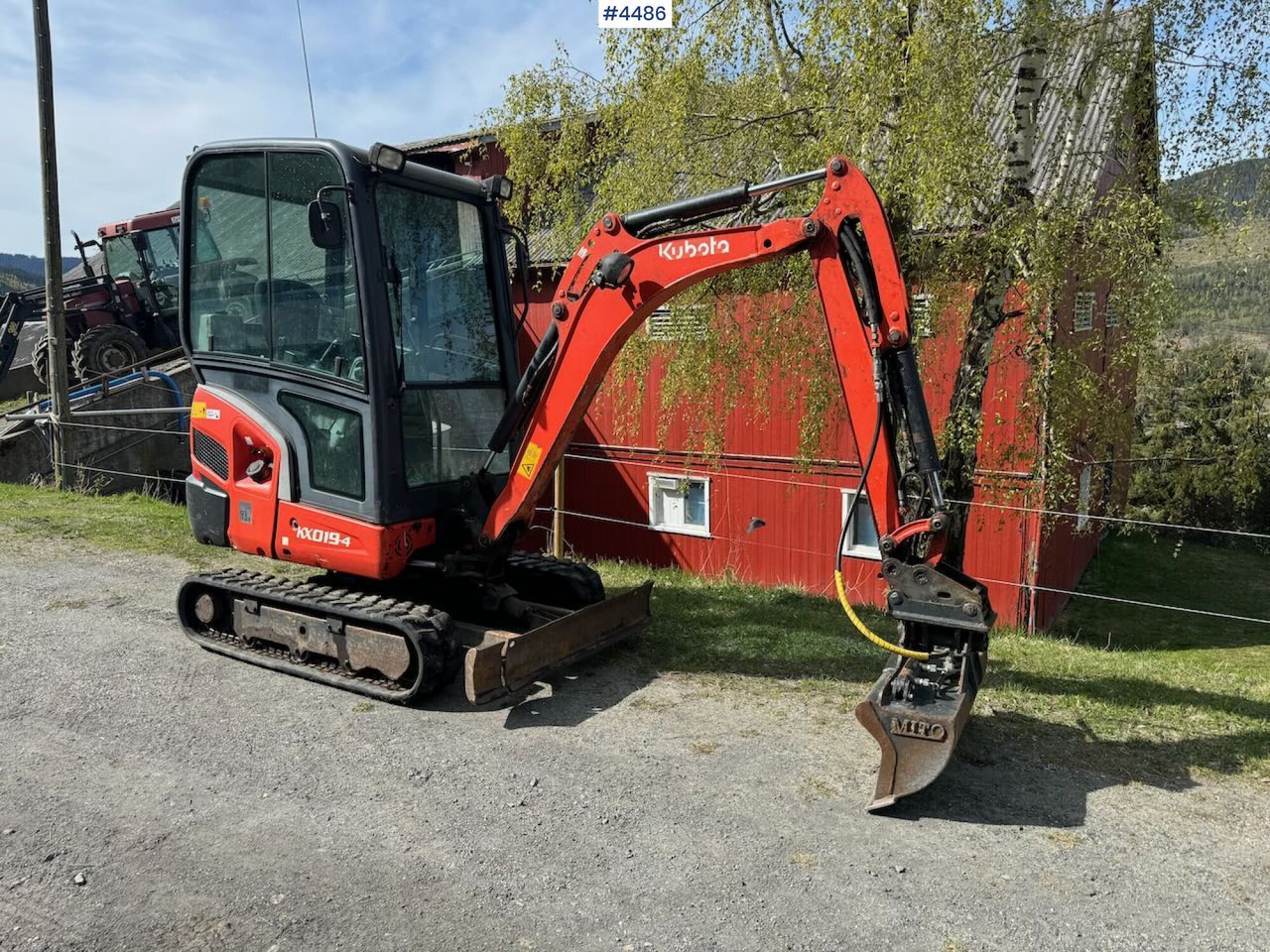 2014 Kubota KX019 Mini excavator with two buckets - Багер: снимка 4 2014 Kubota KX019 Mini excavator with two buckets - Багер: снимка 4