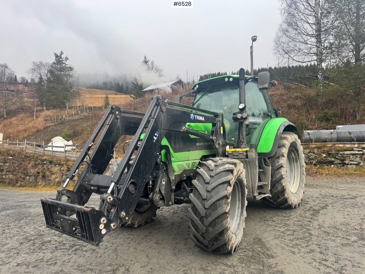 2015 Deutz-fahr 6180 Agrotron w/ Front loader and Front hydraulics. 4010 hours! - Трактор: снимка 1 2015 Deutz-fahr 6180 Agrotron w/ Front loader and Front hydraulics. 4010 hours! - Трактор: снимка 1