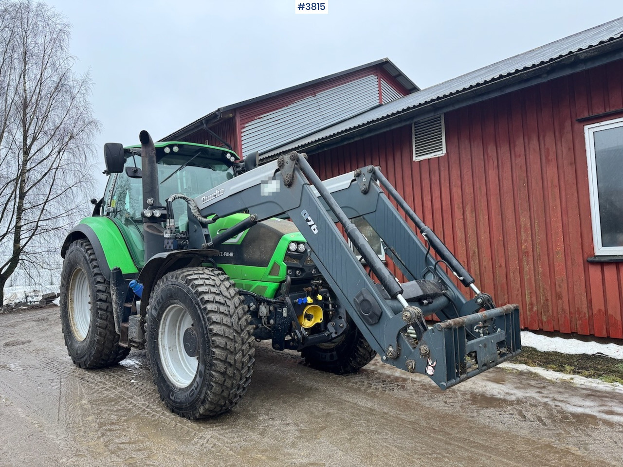 2015 Deutz-fahr 6190 Agrotron w/ Front loader, Front PTO and 2 sets of tires. - Трактор: снимка 1 2015 Deutz-fahr 6190 Agrotron w/ Front loader, Front PTO and 2 sets of tires. - Трактор: снимка 1
