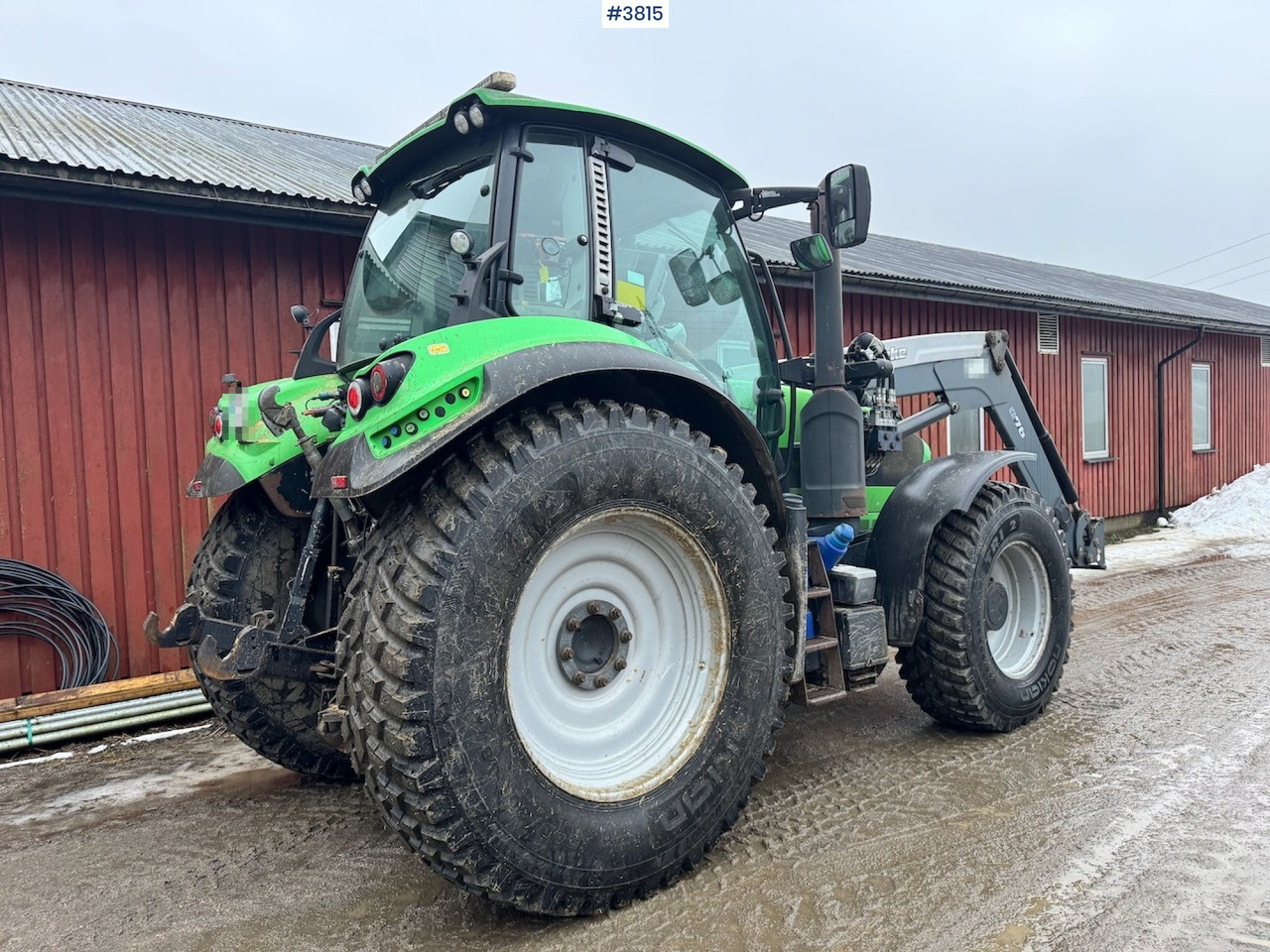 2015 Deutz-fahr 6190 Agrotron w/ Front loader, Front PTO and 2 sets of tires. - Трактор: снимка 4 2015 Deutz-fahr 6190 Agrotron w/ Front loader, Front PTO and 2 sets of tires. - Трактор: снимка 4
