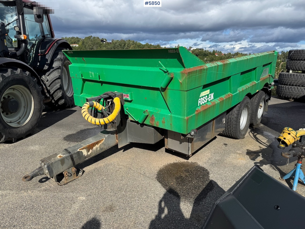 2015 Foss EIK 5.150 Dumper with 50 km/h. - Селскостопанско ремарке самосвал: снимка 1 2015 Foss EIK 5.150 Dumper with 50 km/h. - Селскостопанско ремарке самосвал: снимка 1