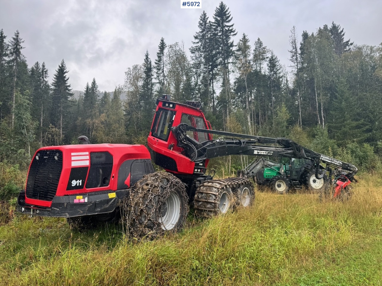 2015 Komatsu 911-6 Harvester with newer head. - Харвестер: снимка 4 2015 Komatsu 911-6 Harvester with newer head. - Харвестер: снимка 4