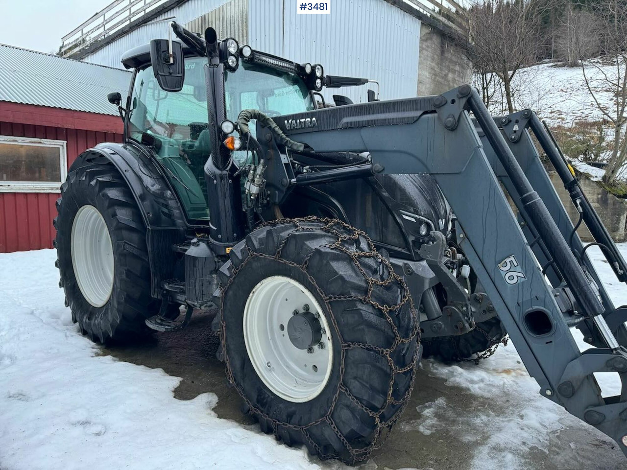 2015 Valtra N174D w/ Front loader - Трактор: снимка 1 2015 Valtra N174D w/ Front loader - Трактор: снимка 1