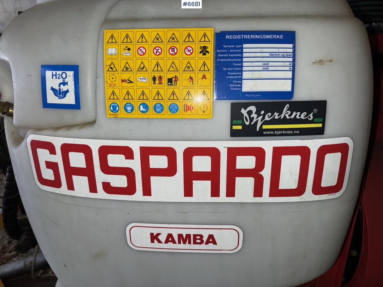 Пръскачка 2016 Maschio Gaspardo Kamba 600C Mist sprayer.: снимка 9