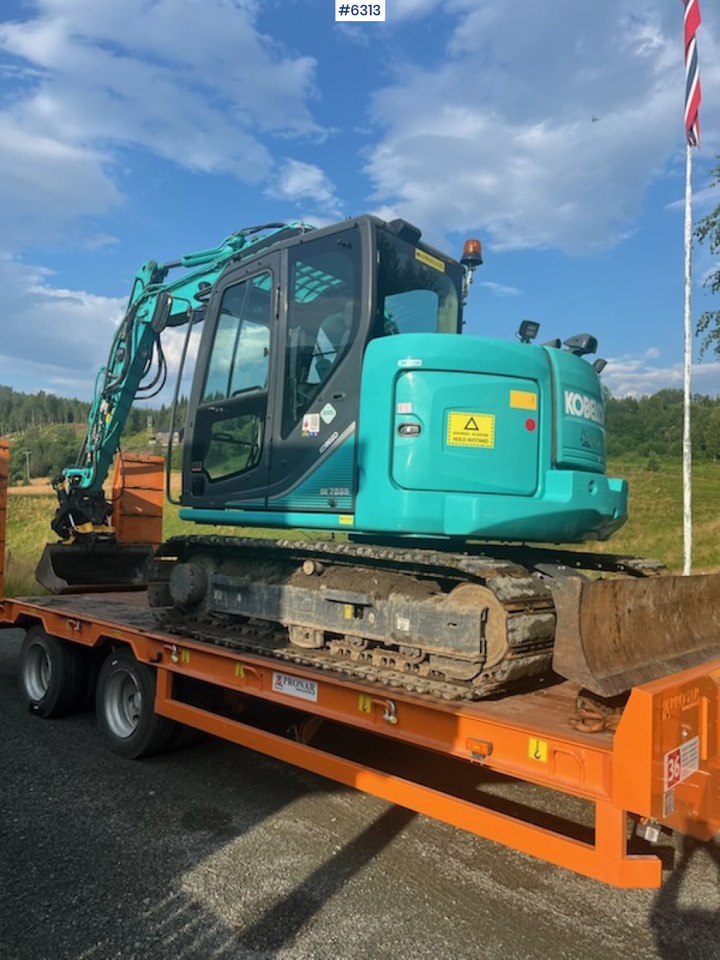 2017 Kobelco SK75SR-3E w/Rotortilt, sanding bucket and narrow bucket. Comes with new certification! - Багер: снимка 4 2017 Kobelco SK75SR-3E w/Rotortilt, sanding bucket and narrow bucket. Comes with new certification! - Багер: снимка 4