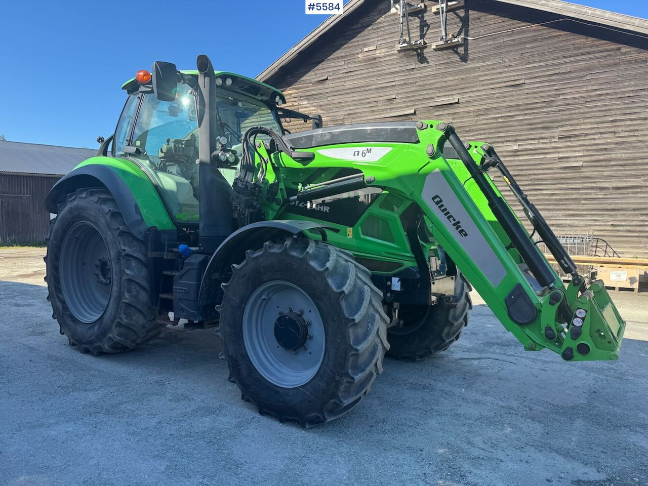 2020 Deutz-Fahr 6215 Agrotron w/ front loader & 2 sets of tires - Трактор: снимка 1 2020 Deutz-Fahr 6215 Agrotron w/ front loader & 2 sets of tires - Трактор: снимка 1