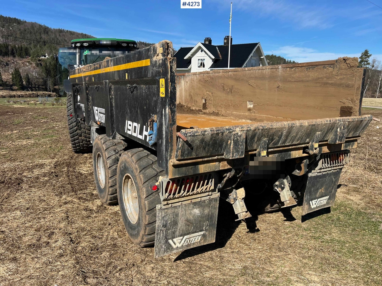 Лизинг на  2020 Richard Western wf19DLH 2 axle dump trailer for tractor 2020 Richard Western wf19DLH 2 axle dump trailer for tractor: снимка 6