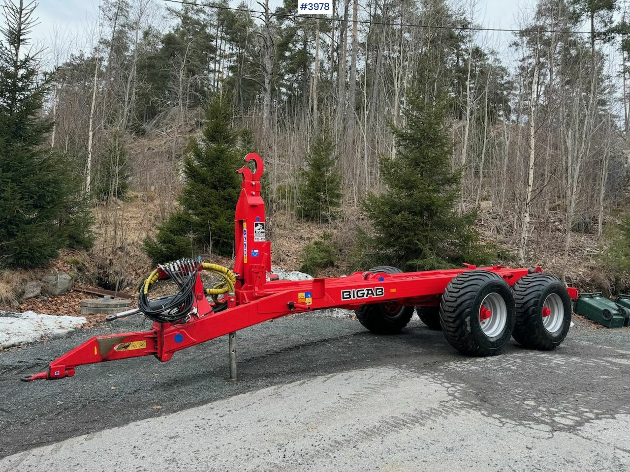 2022 Bigab 15-19 hook trailer - Нискорамна площадка ремарке: снимка 1 2022 Bigab 15-19 hook trailer - Нискорамна площадка ремарке: снимка 1