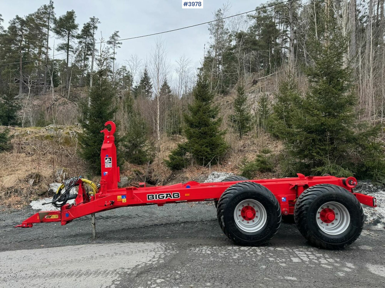 2022 Bigab 15-19 hook trailer - Нискорамна площадка ремарке: снимка 2 2022 Bigab 15-19 hook trailer - Нискорамна площадка ремарке: снимка 2