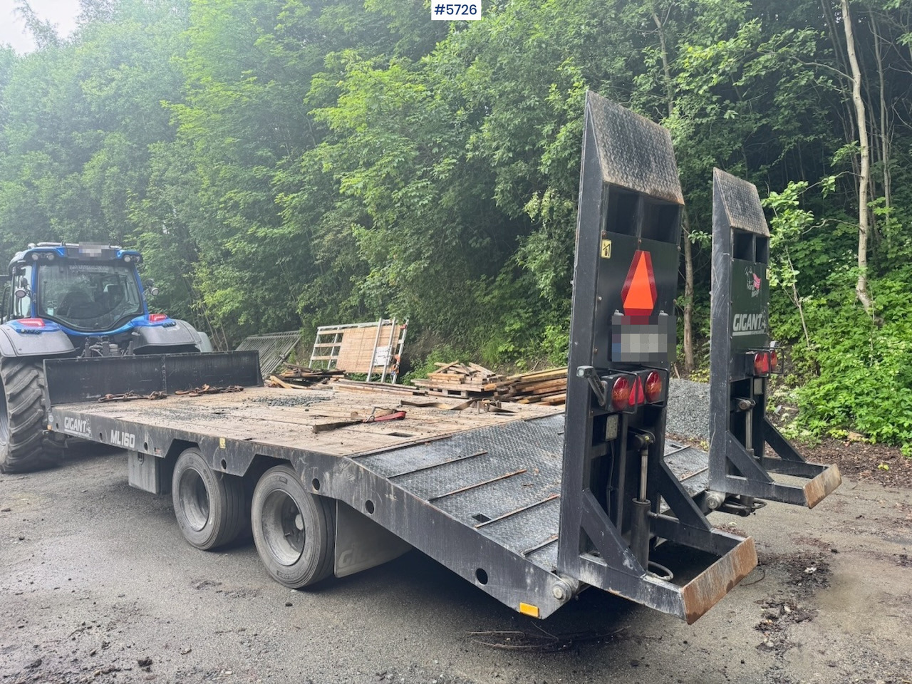 2023 Gigant ML-160 Machine trailer for tractor. - Нискорамна площадка ремарке: снимка 3 2023 Gigant ML-160 Machine trailer for tractor. - Нискорамна площадка ремарке: снимка 3