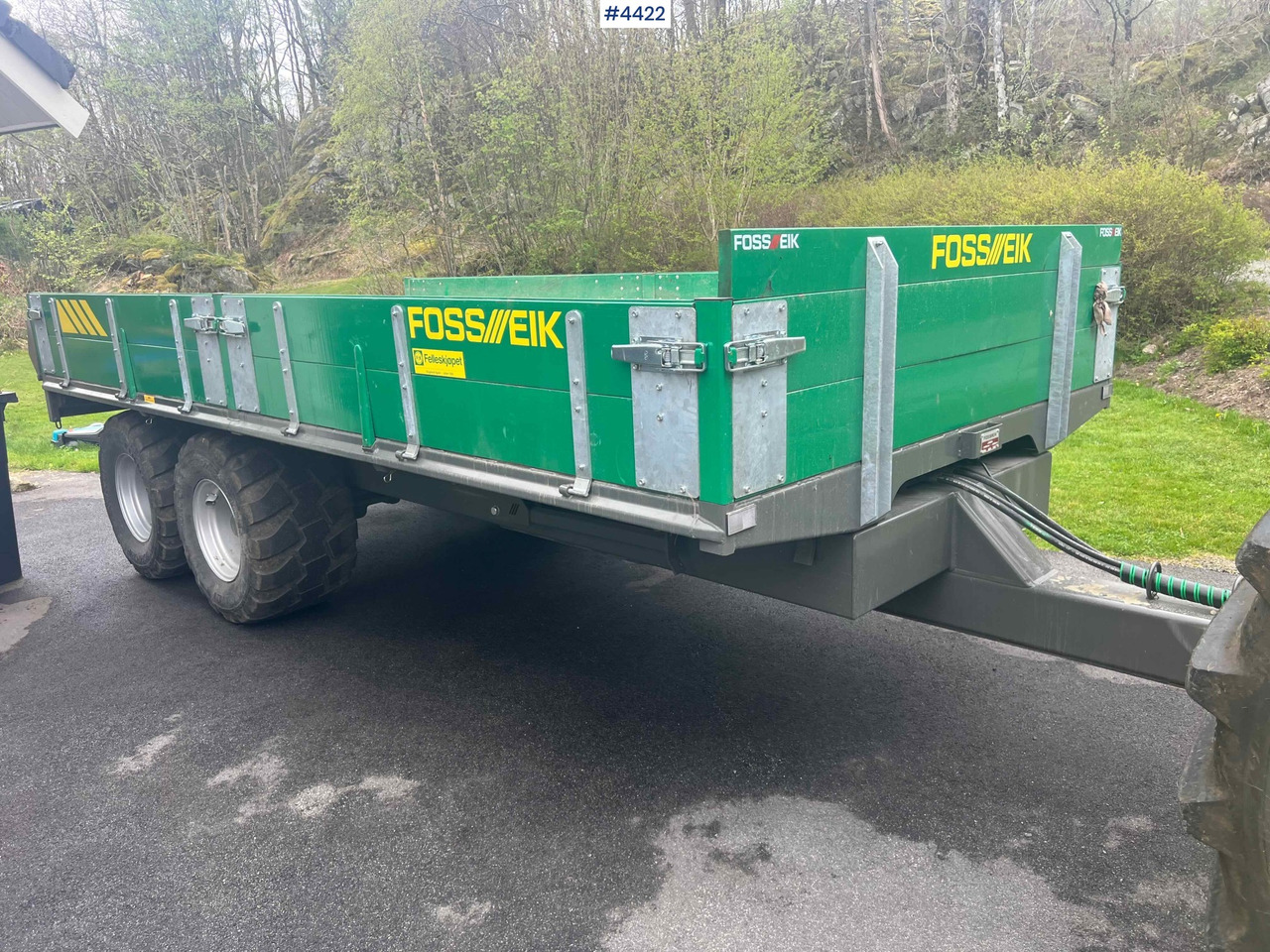 2024 Foss-Eik 2 axle Dumper trailer for tractor - Селскостопанско ремарке самосвал: снимка 2 2024 Foss-Eik 2 axle Dumper trailer for tractor - Селскостопанско ремарке самосвал: снимка 2