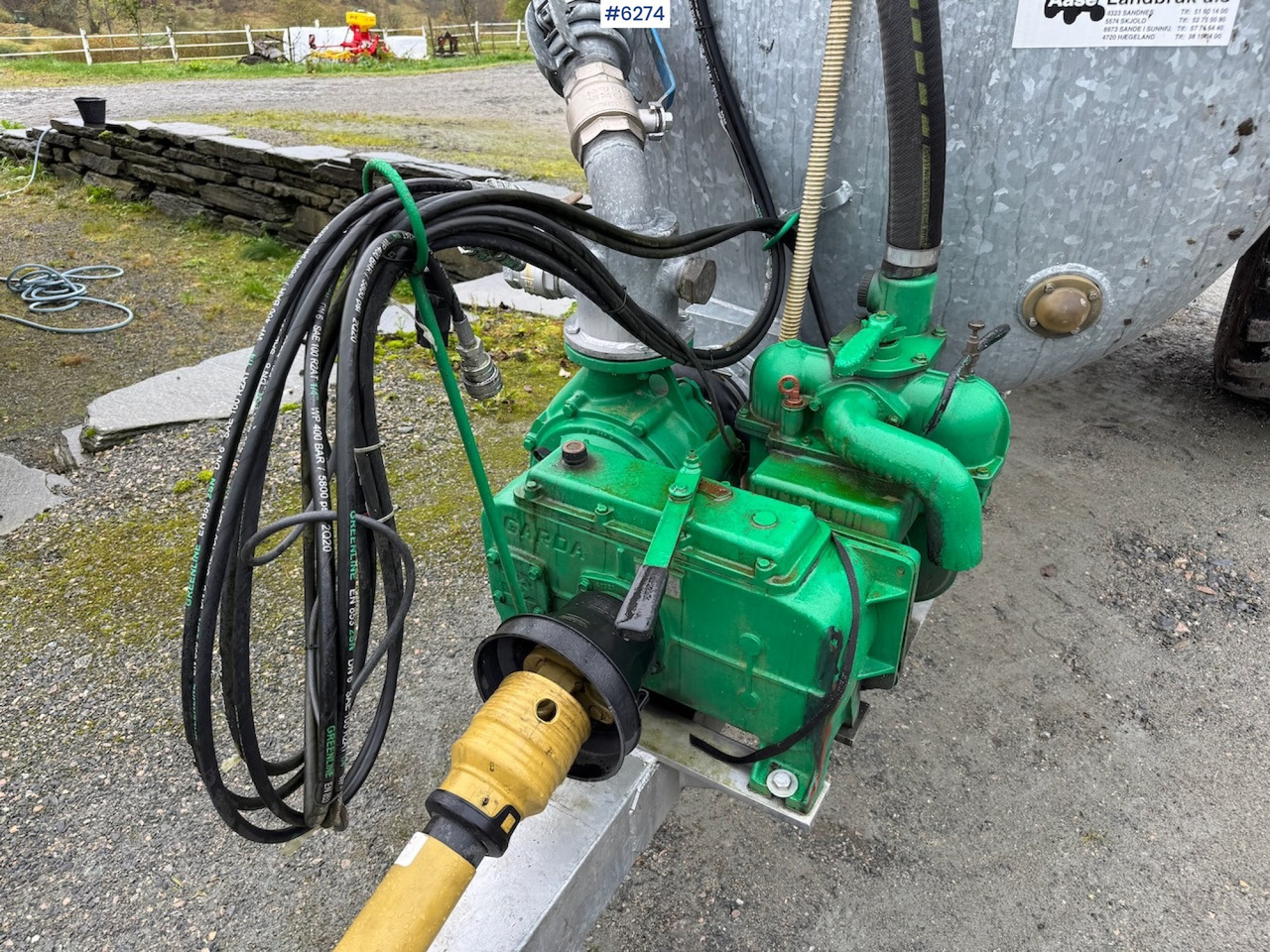 2024 Garcia C-60 6000 liter manure wagon w/ vacuum, combi and cannon. - Цистерна за течен тор: снимка 5 2024 Garcia C-60 6000 liter manure wagon w/ vacuum, combi and cannon. - Цистерна за течен тор: снимка 5