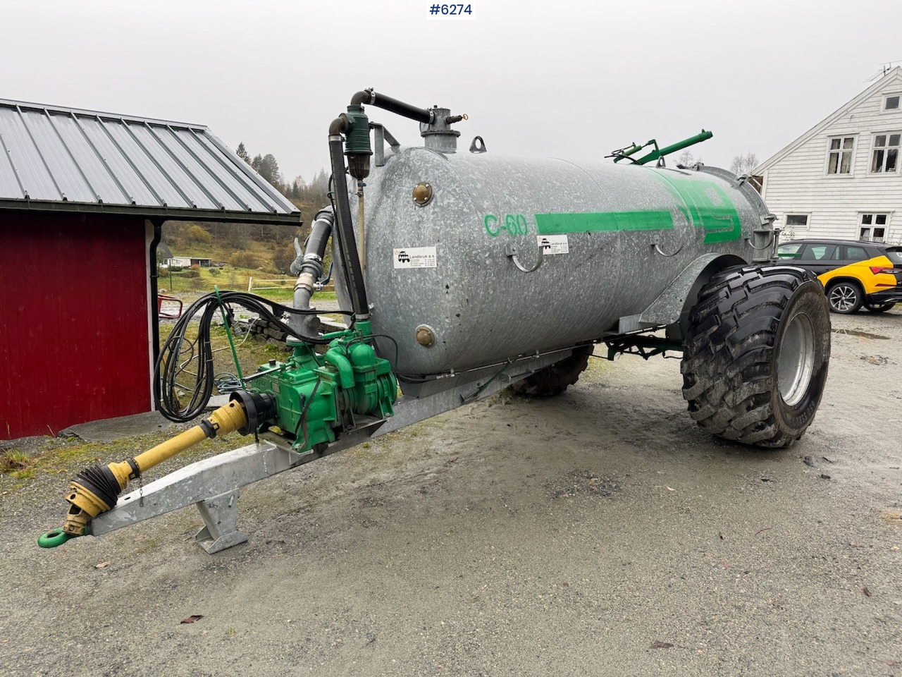 2024 Garcia C-60 6000 liter manure wagon w/ vacuum, combi and cannon. - Цистерна за течен тор: снимка 4 2024 Garcia C-60 6000 liter manure wagon w/ vacuum, combi and cannon. - Цистерна за течен тор: снимка 4