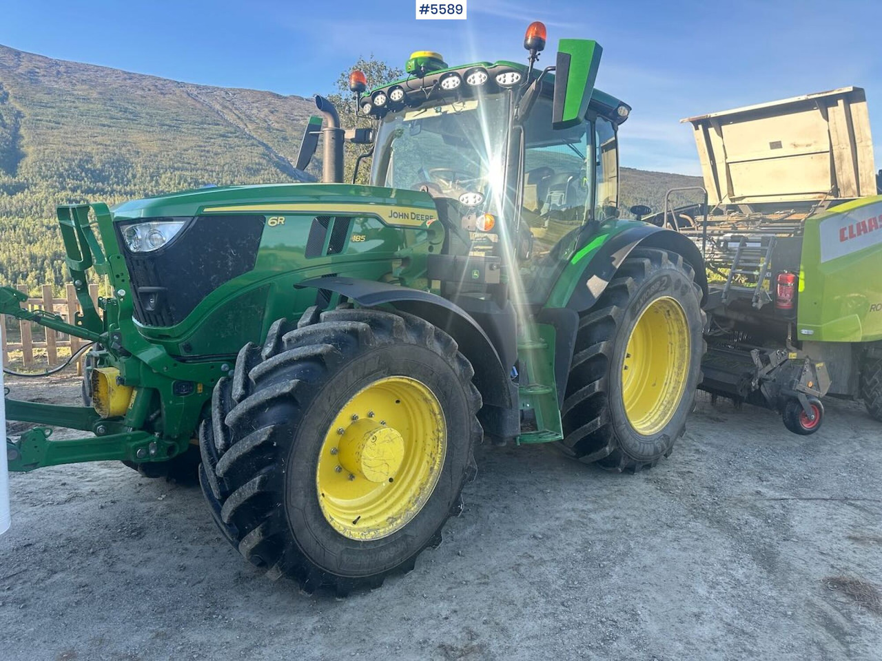 2024 John Deere 6R 185 4x4 tractor w/ front loader, GPS and winter tires. WATCH VIDEO - Трактор: снимка 2 2024 John Deere 6R 185 4x4 tractor w/ front loader, GPS and winter tires. WATCH VIDEO - Трактор: снимка 2