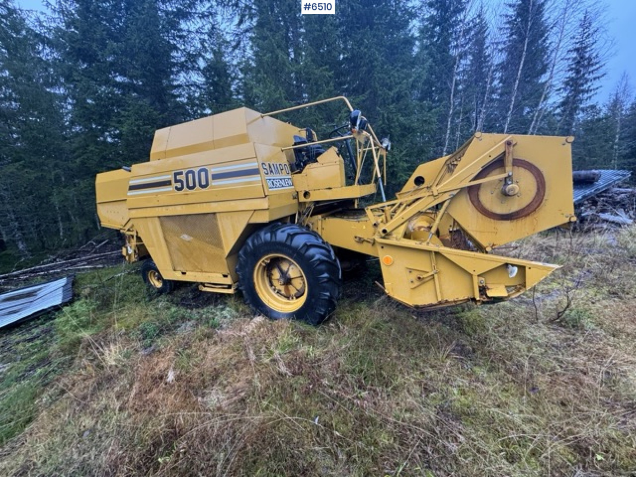 Approx. 1985 Sampo Rosenlew 500 combine harvester - Зърнокомбайн: снимка 3 Approx. 1985 Sampo Rosenlew 500 combine harvester - Зърнокомбайн: снимка 3