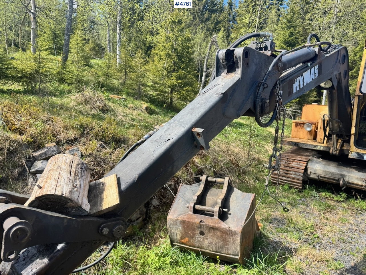 Багер Circa 1990 Hymas 82R Crawler excavator w/ 2 buckets.: снимка 8