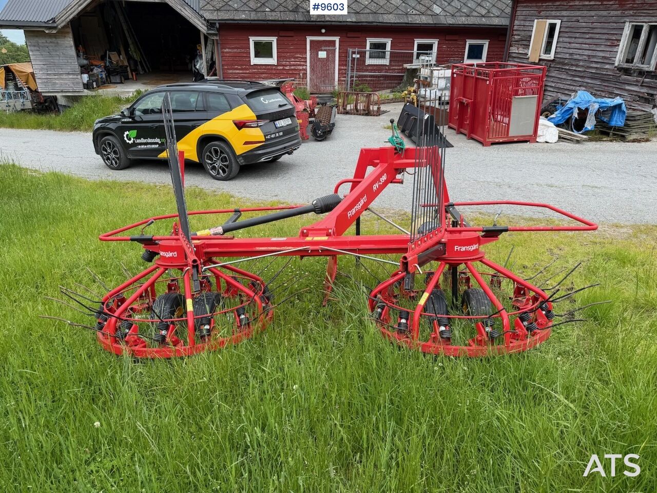 Fransgård RV-390 Combi Rake - Машина за сено и фураж: снимка 3 Fransgård RV-390 Combi Rake - Машина за сено и фураж: снимка 3
