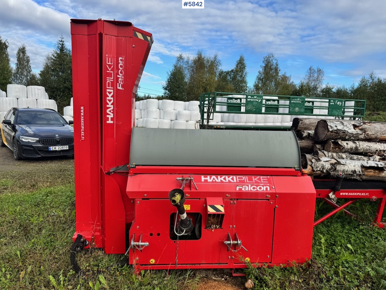 2018 Hakki Pilke Falcon 35 Wood chipper w/ feeding table. - Горска техника: снимка 4 2018 Hakki Pilke Falcon 35 Wood chipper w/ feeding table. - Горска техника: снимка 4