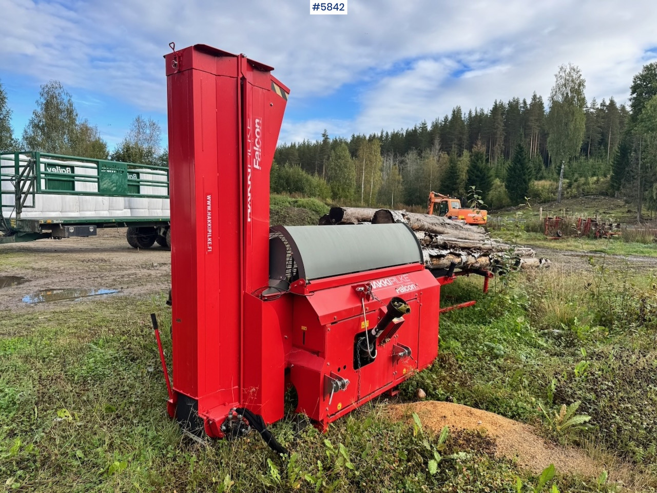 2018 Hakki Pilke Falcon 35 Wood chipper w/ feeding table. - Горска техника: снимка 3 2018 Hakki Pilke Falcon 35 Wood chipper w/ feeding table. - Горска техника: снимка 3
