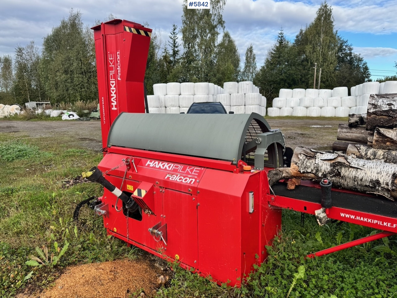 2018 Hakki Pilke Falcon 35 Wood chipper w/ feeding table. - Горска техника: снимка 5 2018 Hakki Pilke Falcon 35 Wood chipper w/ feeding table. - Горска техника: снимка 5