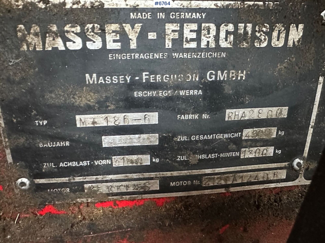 Зърнокомбайн Massey-Ferguson 186-6 Combine harvester.: снимка 33 Зърнокомбайн Massey-Ferguson 186-6 Combine harvester.: снимка 33