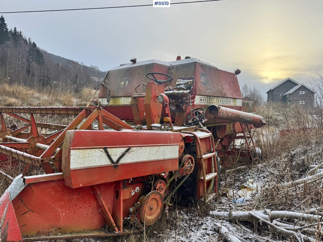 Massey Ferguson 487 Combine Harvester. - Зърнокомбайн: снимка 4 Massey Ferguson 487 Combine Harvester. - Зърнокомбайн: снимка 4