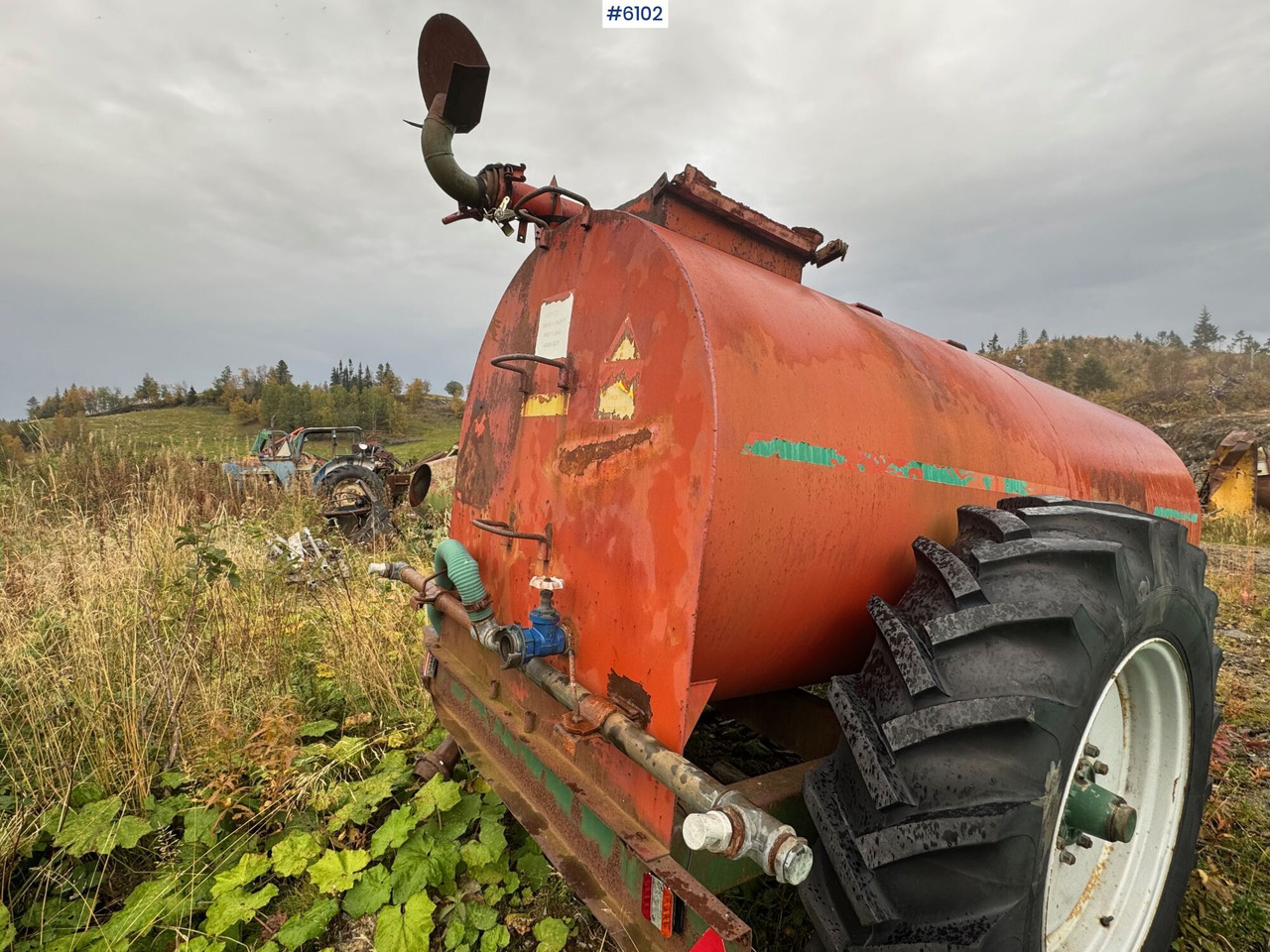 Цистерна за течен тор Orkel GV6000 fertilizer trailer: снимка 13