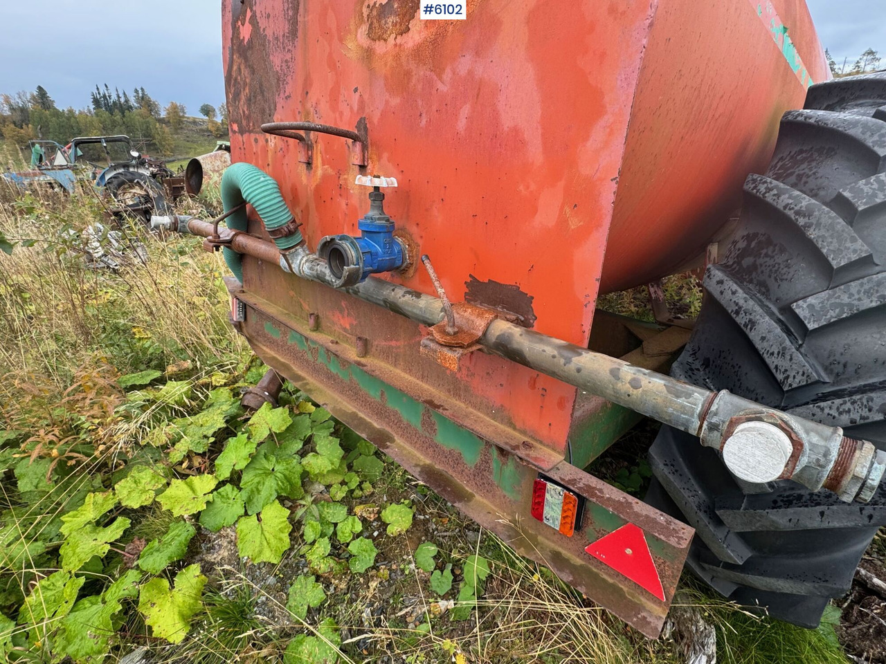 Цистерна за течен тор Orkel GV6000 fertilizer trailer: снимка 14