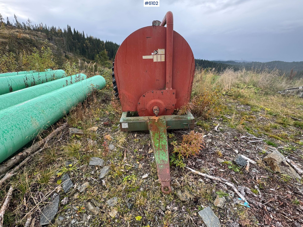 Цистерна за течен тор Orkel GV6000 fertilizer trailer: снимка 10