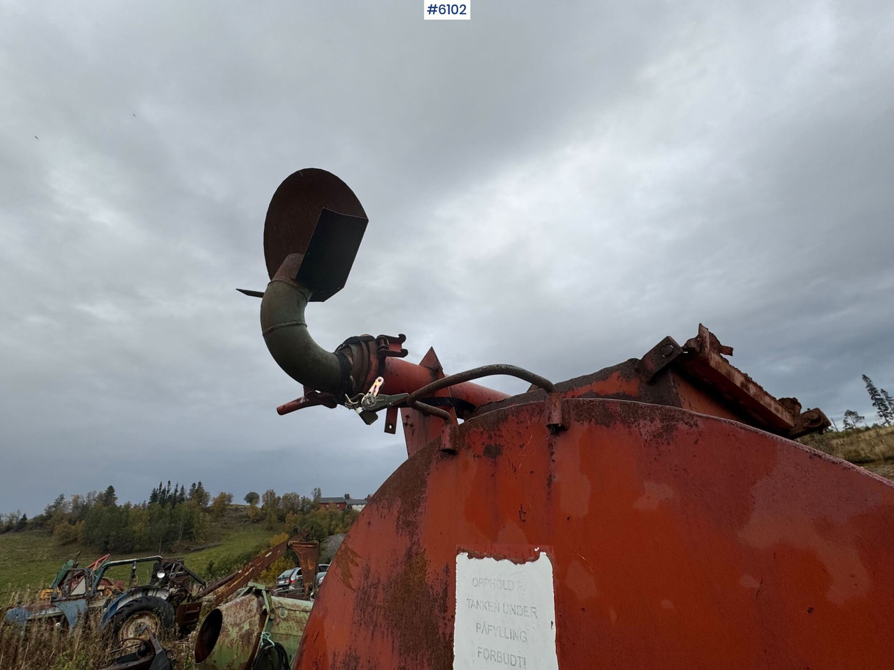 Цистерна за течен тор Orkel GV6000 fertilizer trailer: снимка 20