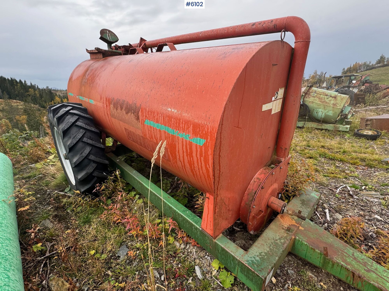 Цистерна за течен тор Orkel GV6000 fertilizer trailer: снимка 9