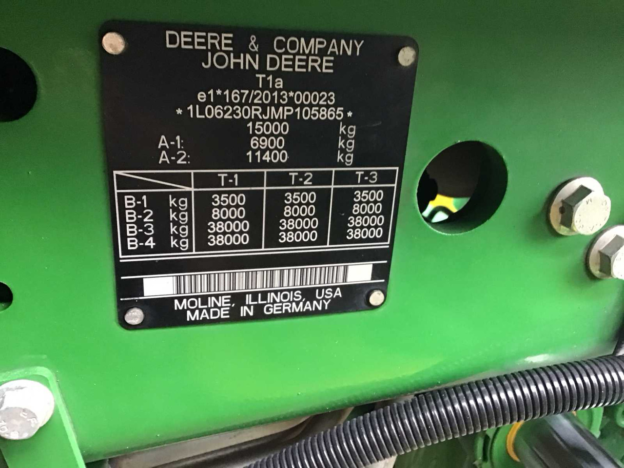 Трактор John deere 6230R: снимка 24