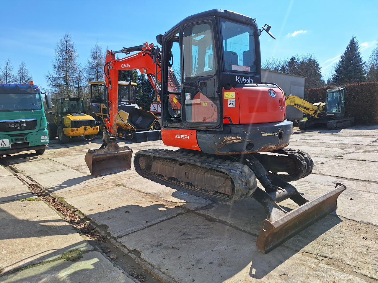 KUBOTA KX057-4 - Мини багер: снимка 5 KUBOTA KX057-4 - Мини багер: снимка 5