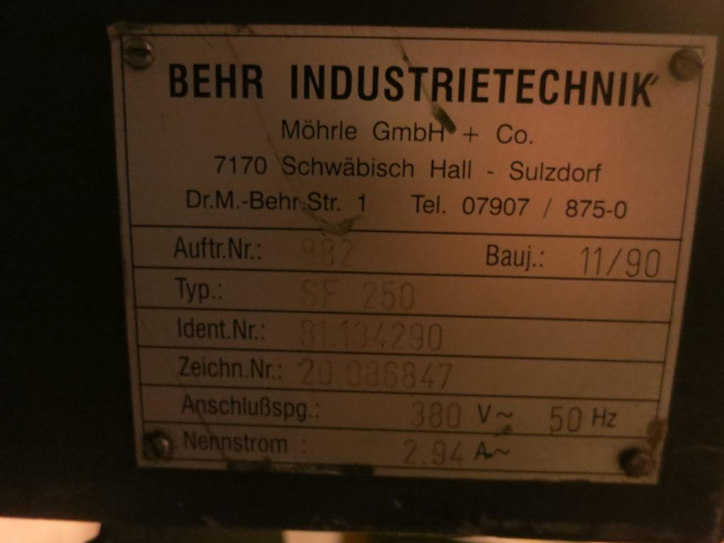 Behr SF 250 - Машина: снимка 5 Behr SF 250 - Машина: снимка 5