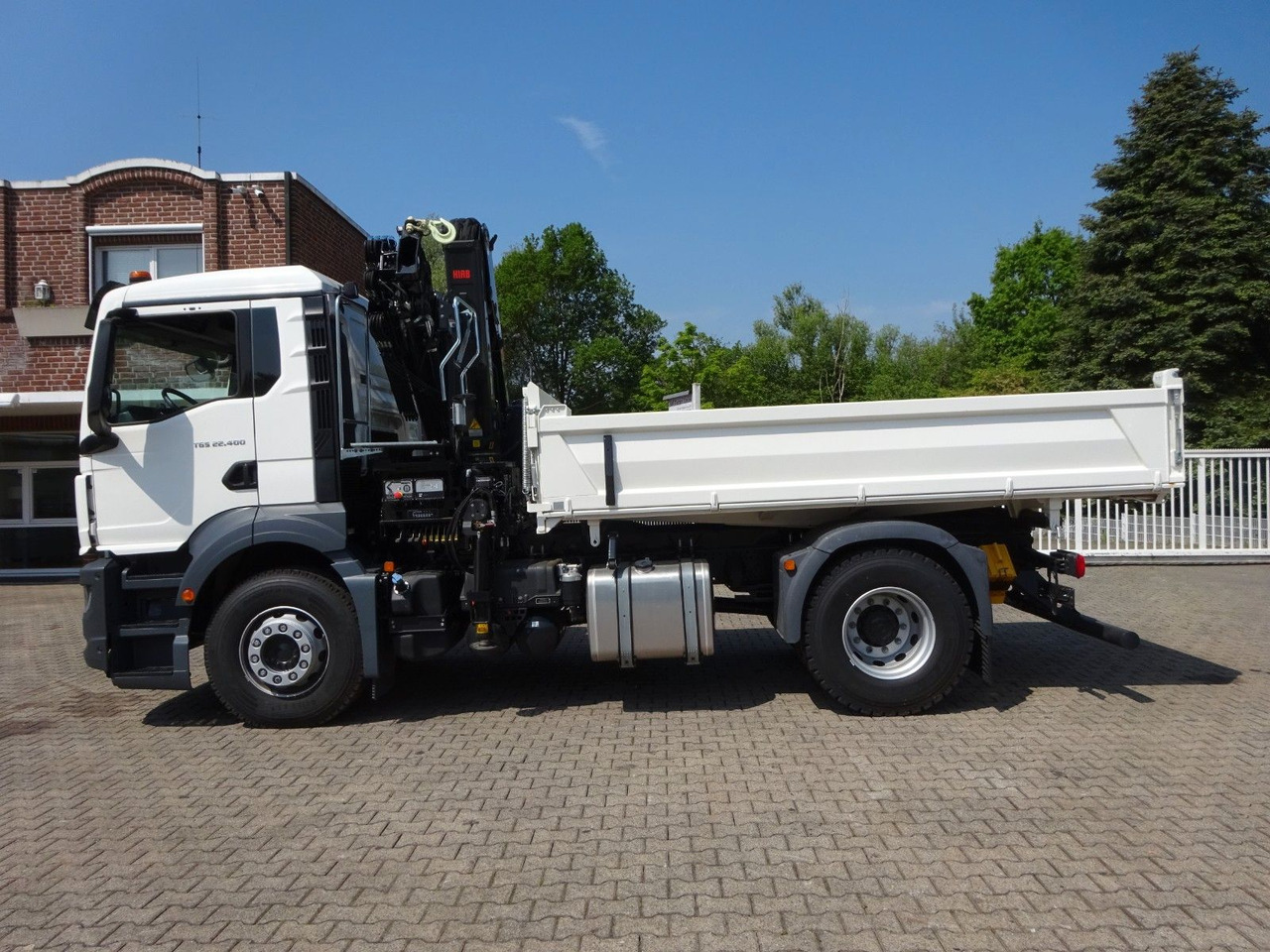 Камион с кран MAN 22.400 TGS + HIAB X-HIDUO 138 Kran: снимка 7