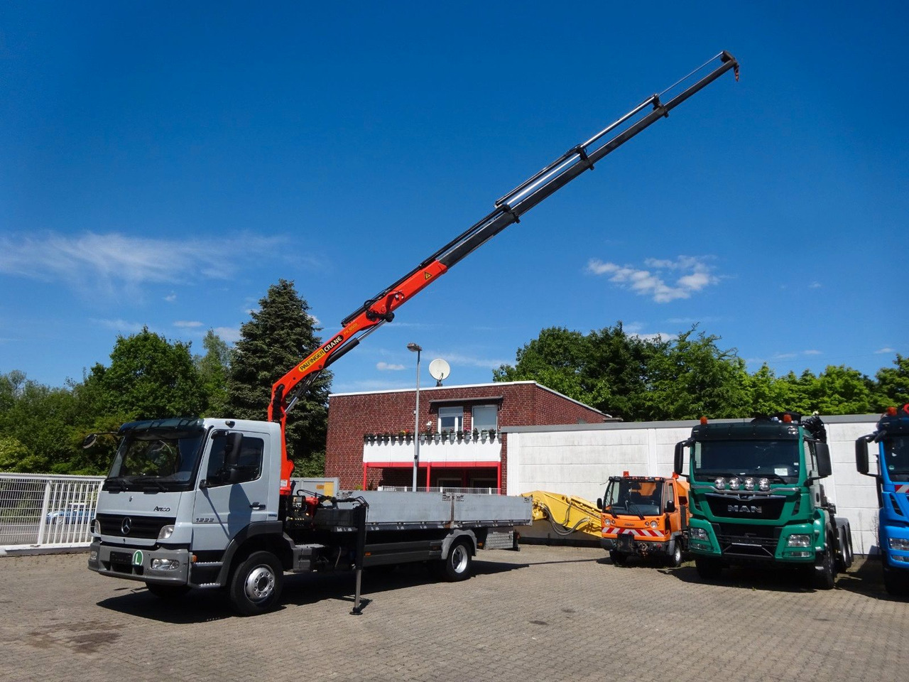 Mercedes-Benz 1222 Atego mit Palfinger PK8501 Kran 4x2 - Бордови камион, Камион с кран: снимка 2 Mercedes-Benz 1222 Atego mit Palfinger PK8501 Kran 4x2 - Бордови камион, Камион с кран: снимка 2