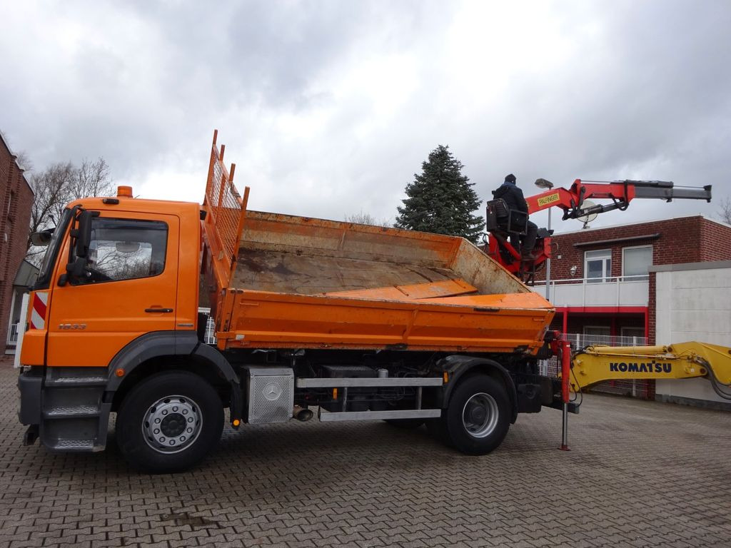Mercedes-Benz 1833 Axor Kipper mit Kran Wechselsytem - Самосвал камион, Камион с кран: снимка 5 Mercedes-Benz 1833 Axor Kipper mit Kran Wechselsytem - Самосвал камион, Камион с кран: снимка 5