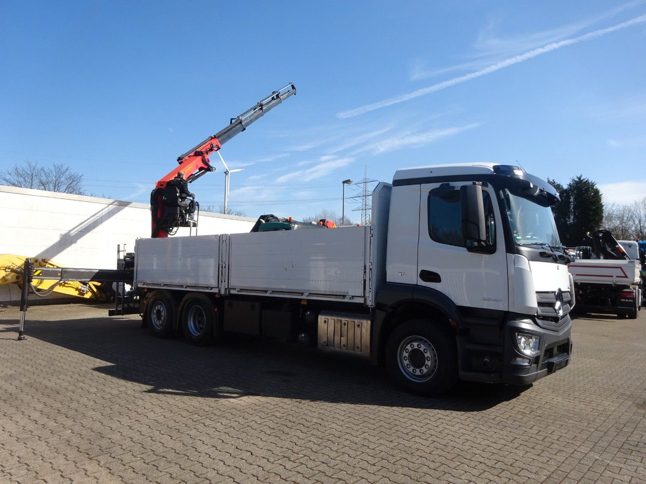 Mercedes-Benz 2540 Antos + Palfinger 20001K Hecklade-Kran - Камион с кран, Бордови камион: снимка 5 Mercedes-Benz 2540 Antos + Palfinger 20001K Hecklade-Kran - Камион с кран, Бордови камион: снимка 5