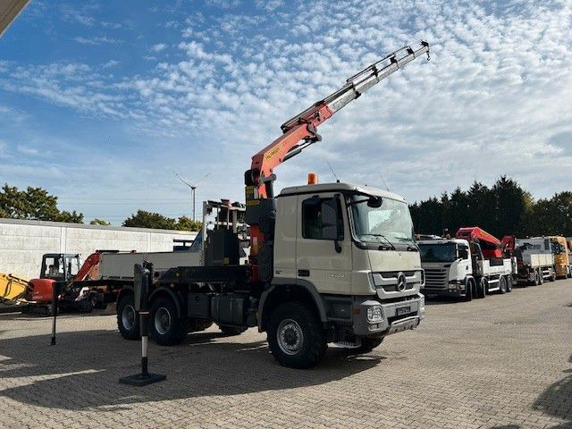 Mercedes-Benz 3344 Actros Pritsche + PK 34002 6x6 - Камион с кран: снимка 4 Mercedes-Benz 3344 Actros Pritsche + PK 34002 6x6 - Камион с кран: снимка 4