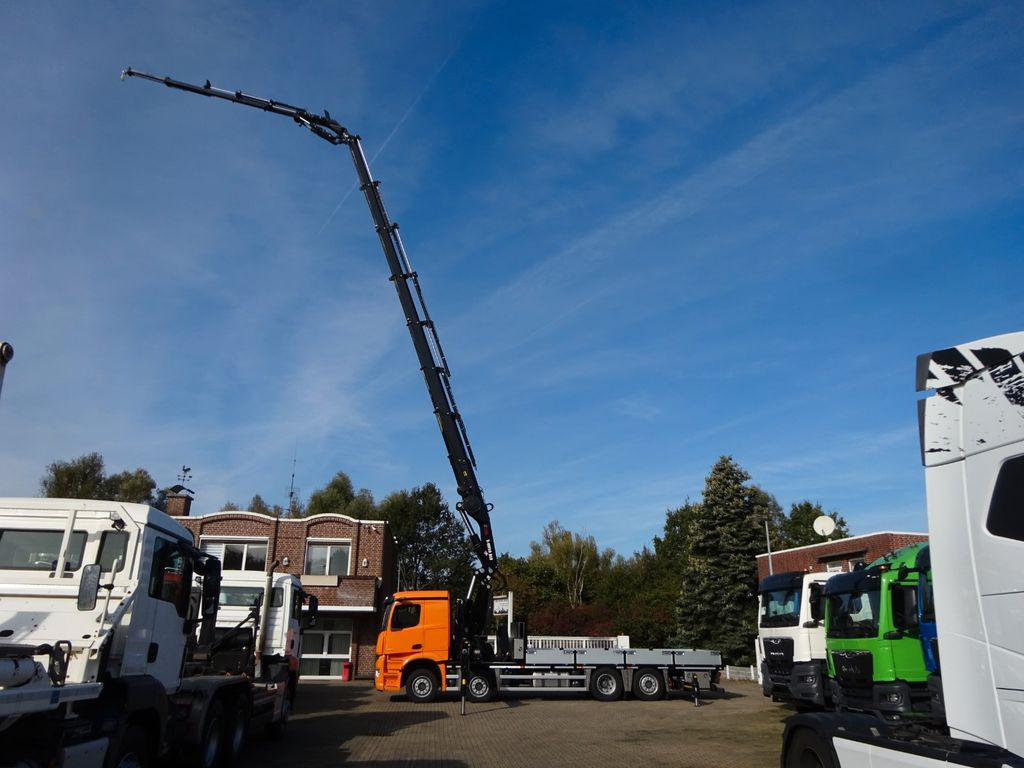 Mercedes-Benz 3751 Arocs Pritsche + HIAB 858 + JIB 8x2 - Камион с кран, Бордови камион: снимка 3 Mercedes-Benz 3751 Arocs Pritsche + HIAB 858 + JIB 8x2 - Камион с кран, Бордови камион: снимка 3