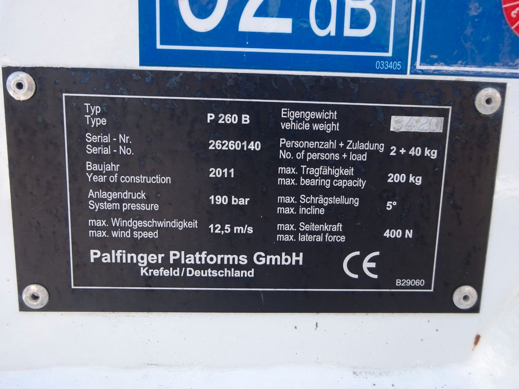 Автовишка, Лекотоварен автомобил Nissan CABSTAR 35.13 PALFINGER Steiger P260B 26 Meter: снимка 12