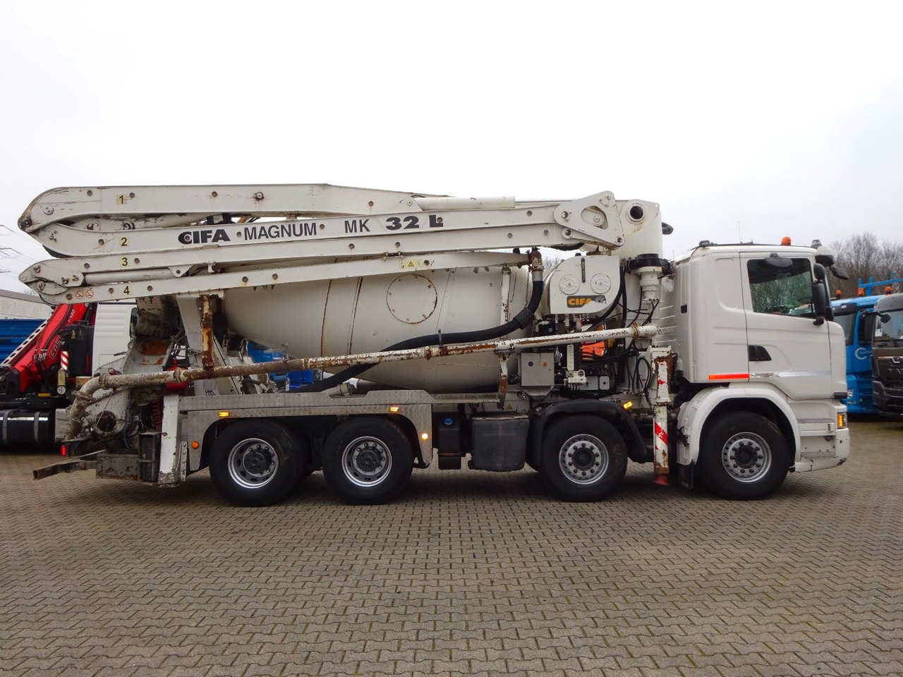 Scania PUMI CIFA 32 Meter 4 Knick. Scania PUMI CIFA 32 Meter 4 Knick. - Бетон помпа: снимка 2 Scania PUMI CIFA 32 Meter 4 Knick. Scania PUMI CIFA 32 Meter 4 Knick. - Бетон помпа: снимка 2
