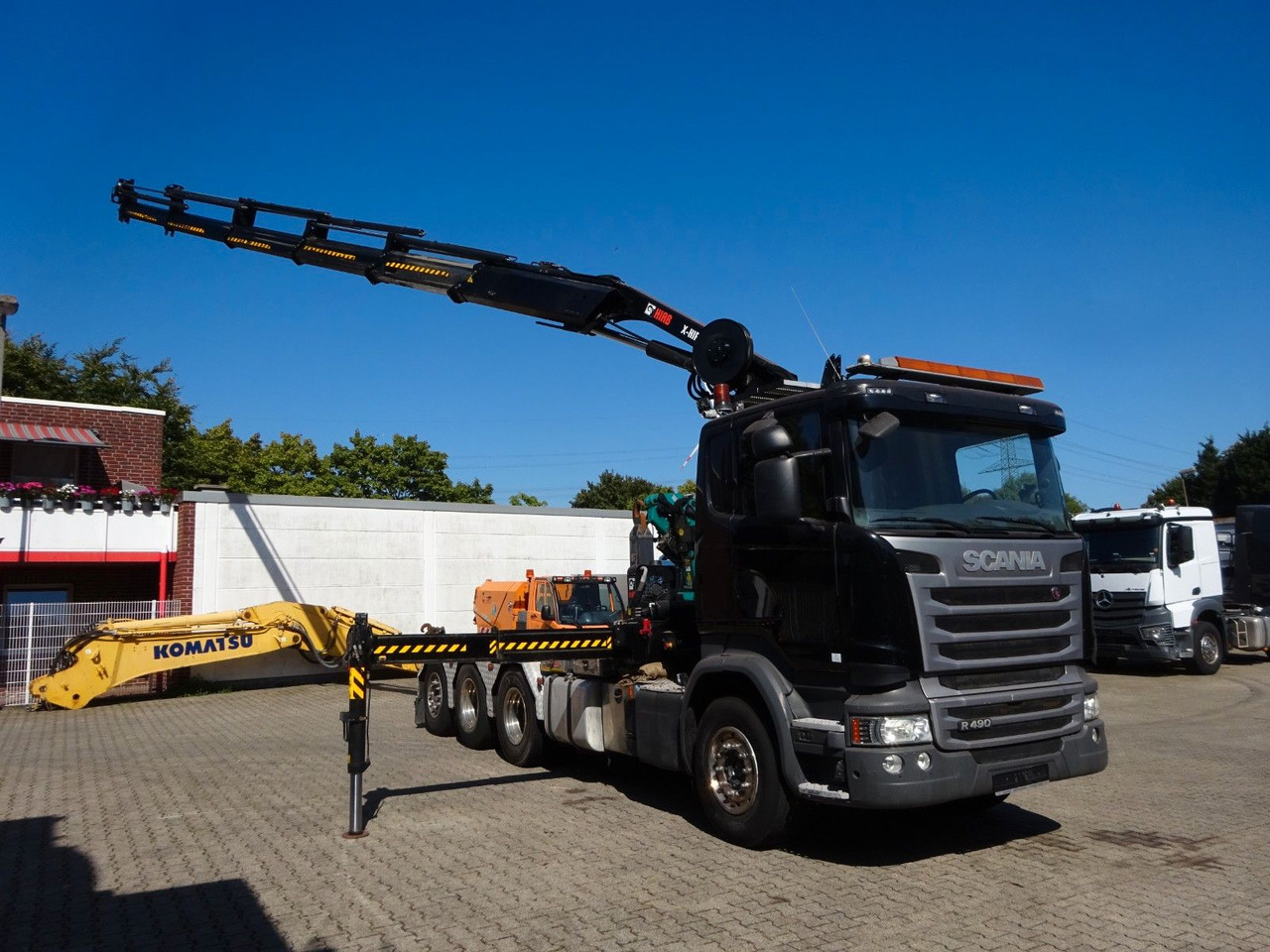 Scania R490 Abroller + HIAB 302E-6 Bj.2021 !Kran TRIDEM Scania R490 Abroller + HIAB 302E-6 Kran *BJ 2021* - Камион с кран, Мултилифт с кука камион: снимка 1 Scania R490 Abroller + HIAB 302E-6 Bj.2021 !Kran TRIDEM Scania R490 Abroller + HIAB 302E-6 Kran *BJ 2021* - Камион с кран, Мултилифт с кука камион: снимка 1
