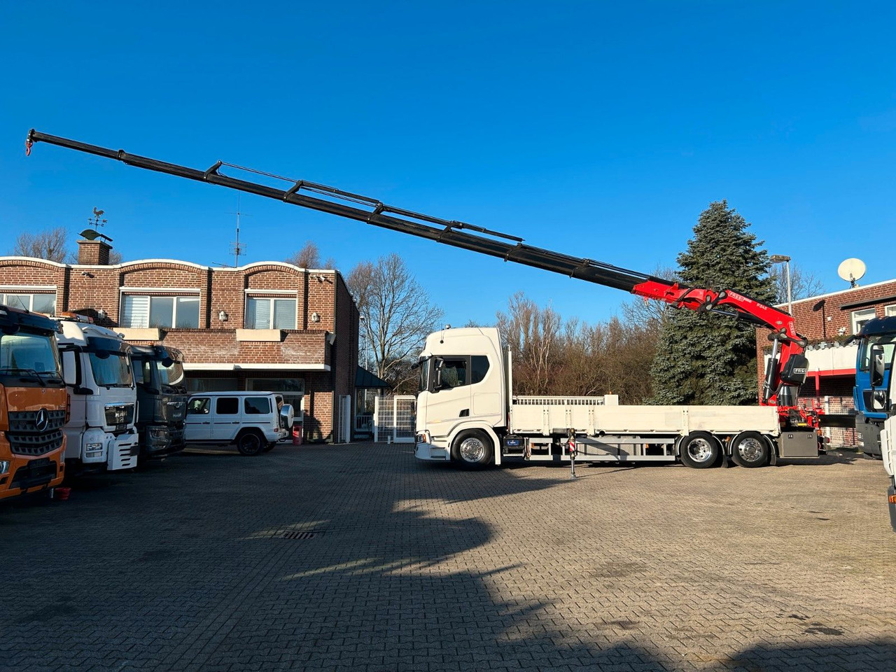 Scania R540 Pritsche + Fassi F545 Kran 6x2 - Камион с кран: снимка 2 Scania R540 Pritsche + Fassi F545 Kran 6x2 - Камион с кран: снимка 2