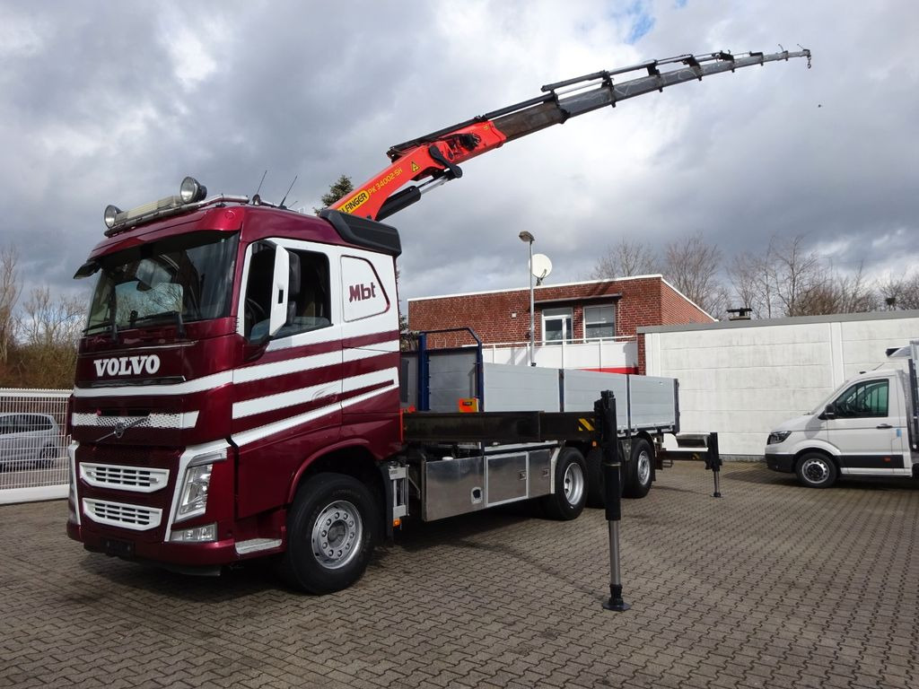 Volvo FH13 540 + PK 34002 8 Ausschub ca. 24 Meter - Камион с кран, Бордови камион: снимка 1 Volvo FH13 540 + PK 34002 8 Ausschub ca. 24 Meter - Камион с кран, Бордови камион: снимка 1